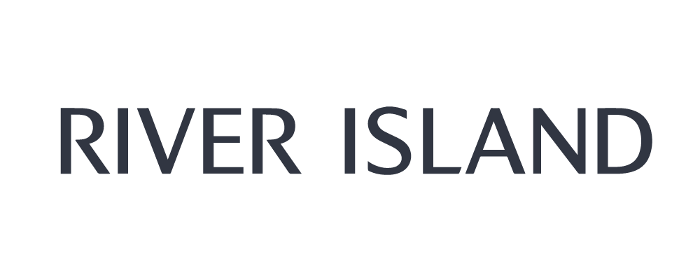 River Island logo in black