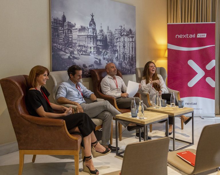 Panel discussion at Nextail Live event — fashion retail leaders on in-house versus external tech solutions